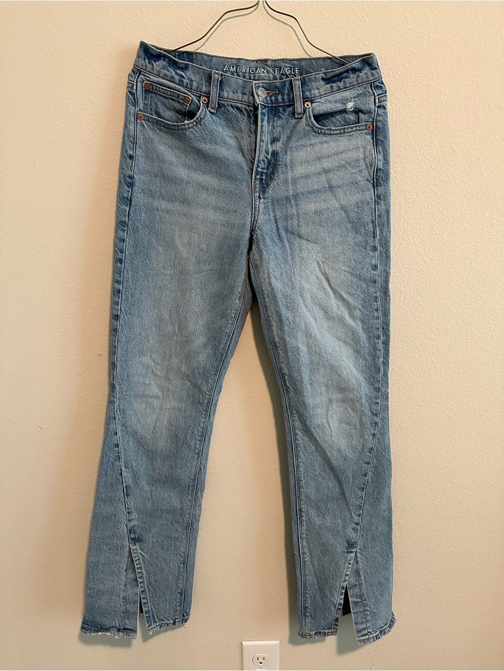 American Eagle 90s Bootcut
Denim Blue Jeans Split Hem - Picture 2 of 7